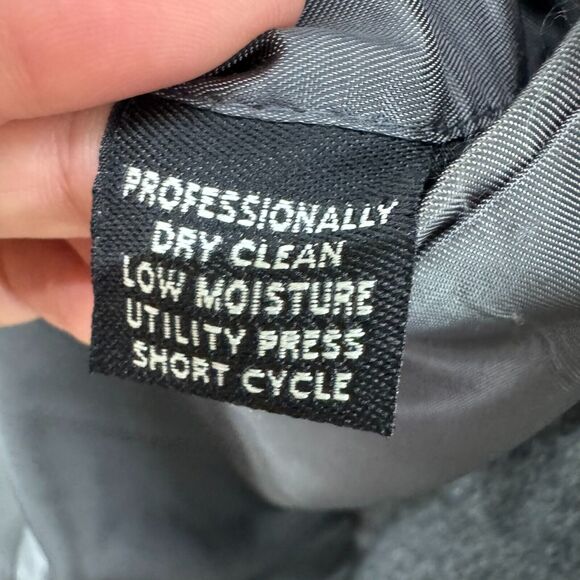 Jos A Bank Blazer Men LT 100% Camel Hair Gray Coat Jacket Lined 2 Button Pockets - Picture 15 of 15